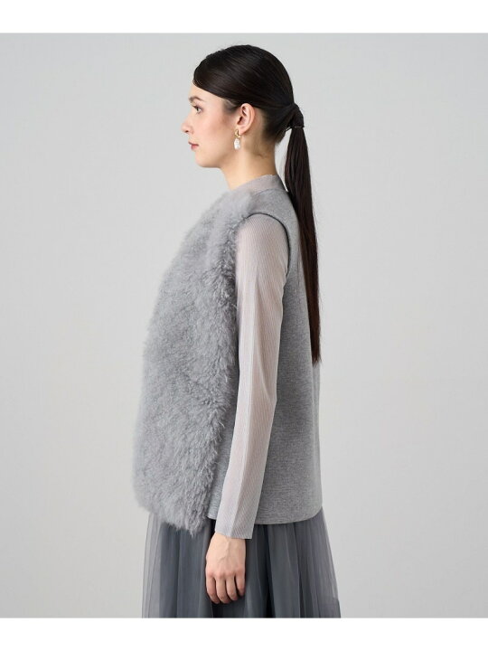 楽天市場】【SALE／30%OFF】カシミヤファーニットコンビジレ ANAYI