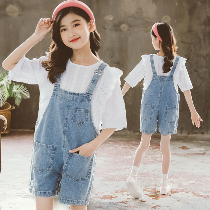 楽天市場】韓国子供服 セットアップ 夏着 女の子 2点セット Tシャツ +