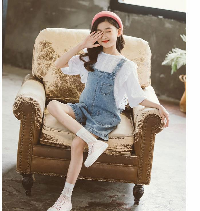 楽天市場】韓国子供服 セットアップ 夏着 女の子 2点セット Tシャツ + 