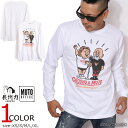 在庫限りセール SALE 50%off 長州力×武藤敬司 長袖Tシャツ MCLT-2101 ちょうしゅうりき むとうけいじ プロレス L/S T-SHIRTS ロンT【メール便送料250円】ポスト投函の為※日時指定・代引き不可 ご奉仕品の為返品交換不可