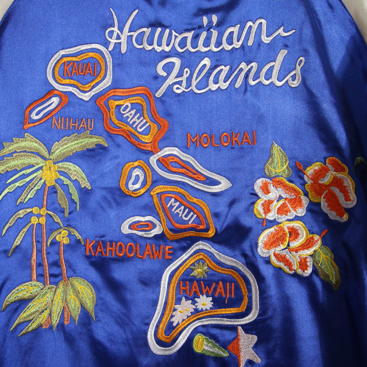楽天市場】Japanesque ジャパネスク ハワイ 刺繍 和柄 スカジャン 3RSJ