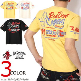 テッドマン LUCKY DEVIL MOTORS 半袖Tシャツ TDSS-558 TEDMAN エフ商会