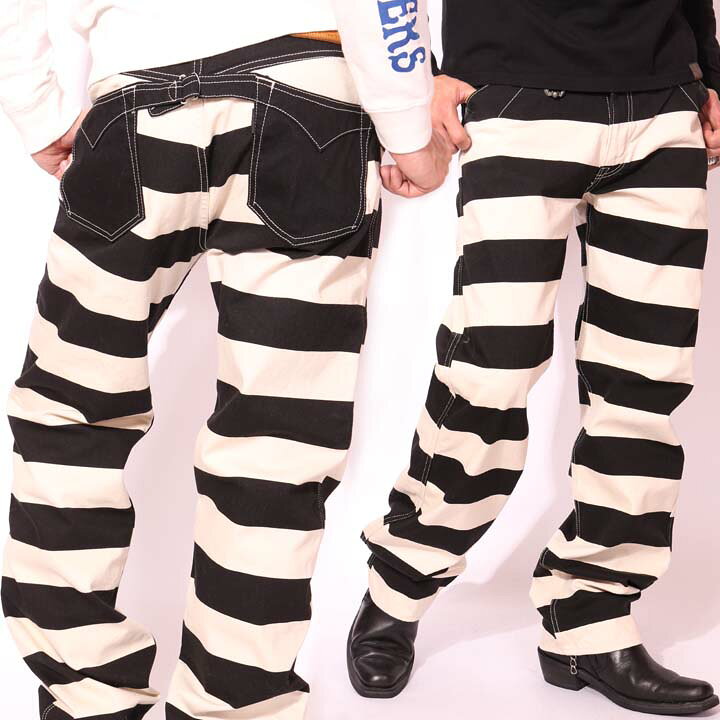 楽天市場】VANSON バンソン ボーダー ダック パンツ NVBL-404 VANSON  