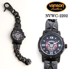 VOLTAGE×VANSON コラボレーションウォッチ NVWC-2202 フレアスカル バンソン ヴォルテージ 腕時計