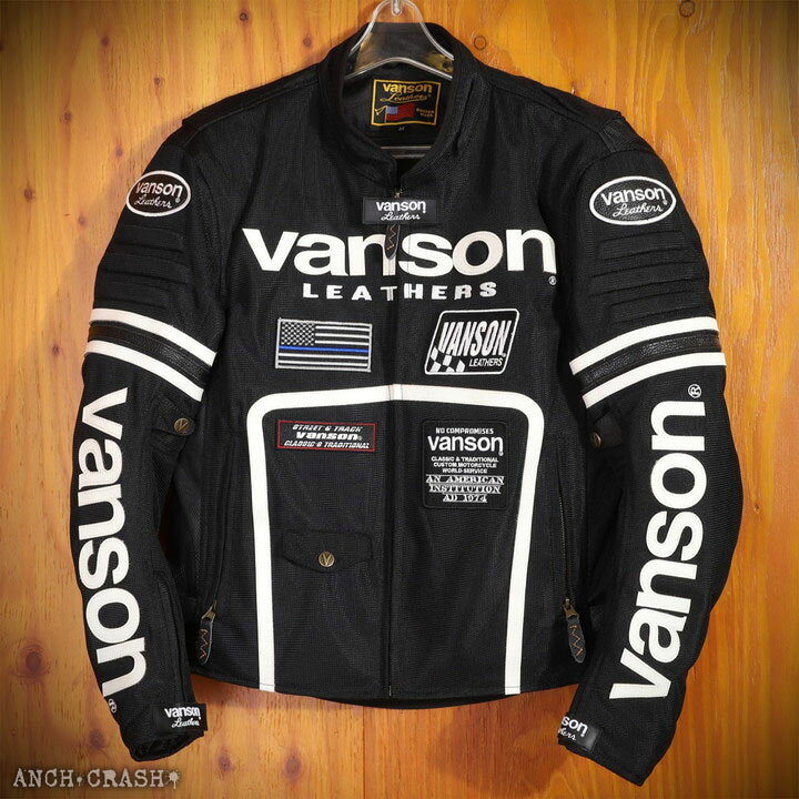 楽天市場】VANSON バンソン メッシュライダースジャケット VS24105S 肩  