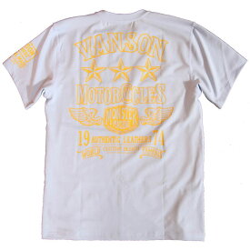 当店別注!VANSON バンソン 新作 吸汗速乾 ドライ半袖 Tシャツ スリースター ACV-902 抗菌防臭 UVカット スタンダードサイズ アメカジ トレーニング ランニング ホームウエア