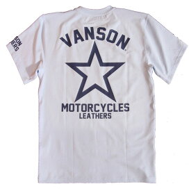 当店別注!VANSON バンソン 新作 吸汗速乾 ドライ半袖 Tシャツ ワンスター ACV-904 抗菌防臭 UVカット スタンダードサイズ アメカジ トレーニング ランニング ホームウエア