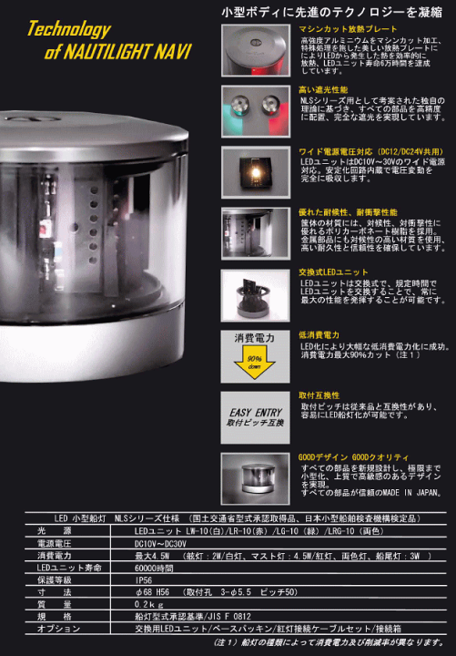 楽天市場】LED 航海灯 紅灯 赤灯 第2種 伊吹工業 NLSA-2R 小型 楽天市場】LED 航海灯 紅灯 赤灯 第2種 伊吹工業 NLSA-2R 小型