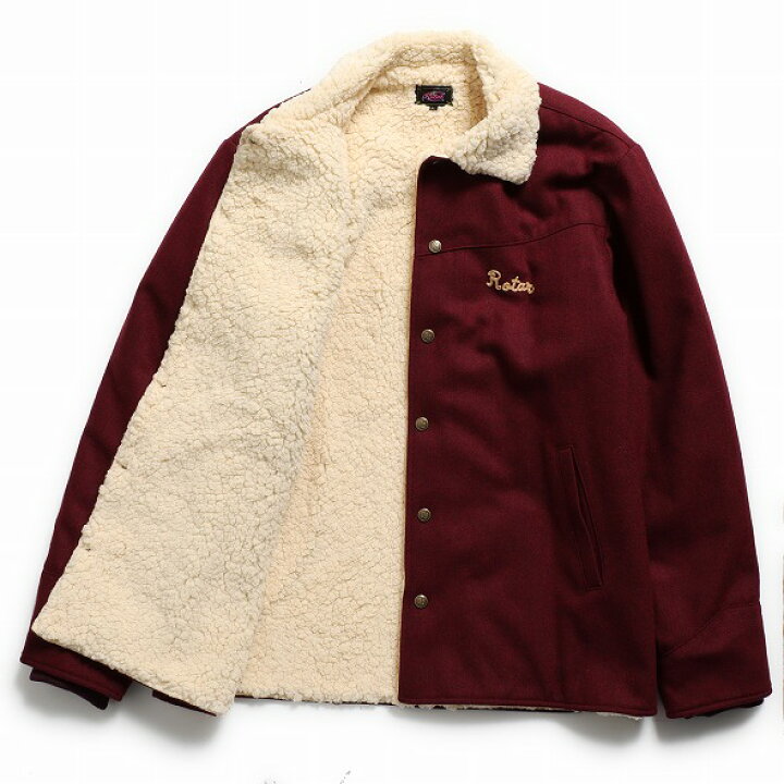 楽天市場】(ローター) ROTAR Light Melton Boa Ranch Jacket ライト 