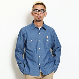 (ローター) ROTAR Chambray work shirt rt2414004