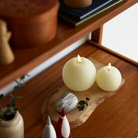 パーティーやインテリアを彩る LEDライト キャンドル ボール(S) (interior)