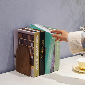 木製 ブックエンド 本立て ブックスタンド (interior)
