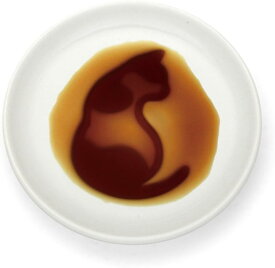 醤油皿 豆皿 小皿 ネコ 猫 9cm 食洗器対応 電子レンジ対応 磁器