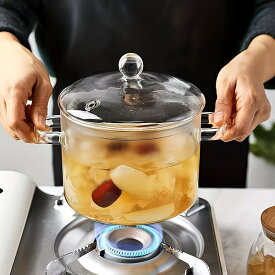 直火・電子レンジ対応 ガラス両手鍋 1.5L 耐熱ガラス 鍋 キャセロール鍋 透明 スープポット ふた付き 赤ちゃん 調理 おしゃれ かわいい シンプル 食洗機対応 北欧 インテリア |