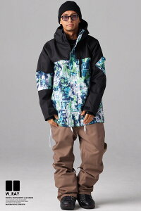 スノーボードウェア スノボウェア 上下セット スノーボード ウェア メンズ レディース ジュニア スノボー スキー ジャケット パンツ セットアップ W_RAYダブルレイ リアリズム 全14色 7サイズ