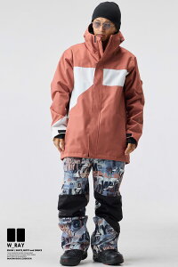 スノーボードウェア スノボウェア 上下セット スノーボード ウェア メンズ レディース ジュニア スノボー スキー ジャケット パンツ セットアップ W_RAYダブルレイ リアリズム 全14色 7サイズ