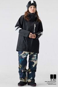スノーボード ウェア レディース スノボウェア 上下セット スノーボードウェア ジュニア スノボー スキー ジャケット パンツ セットアップ W_RAYダブルレイ リアリズム 全15色 4サイズ ユニセ