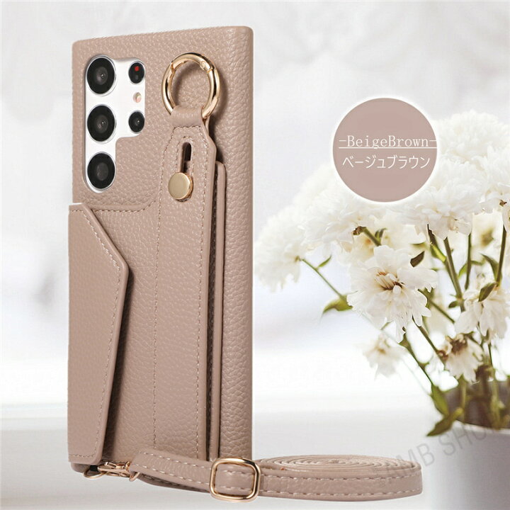 order ちらかし page 2 ブラウン ベージュ系 スマホショルダー