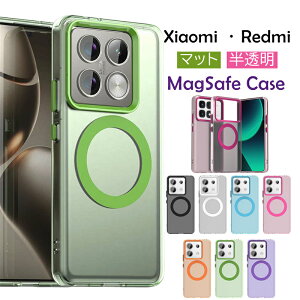MagSafeΉ Redmi Note 13 Pro 5G P[X ؍ 킢  NA VI~ 14T Xiaomi 14 Ultra 14T POCO F6 Pro P[X gуP[X NA CX[d bh~[ 14C m[g 13 v + 5G X}z P[X 