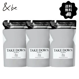 【公式】&be(アンドビー) 【&be アンドビーヘア シャンプー詰め替え3個セット】and be 河北メイク 河北裕介 メイクアップアーティスト