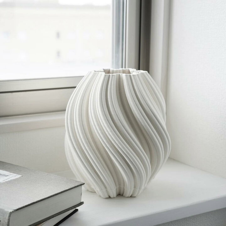 楽天市場】【ソイルドツイストフラワーベース スモール】陶器 オブジェ 