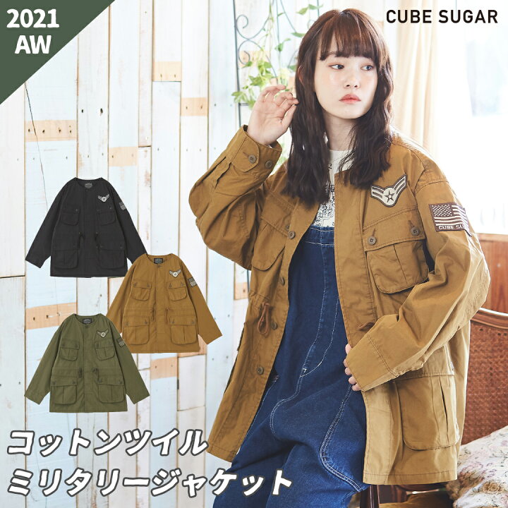 新品 ツイルミリタリージャケット Web限定