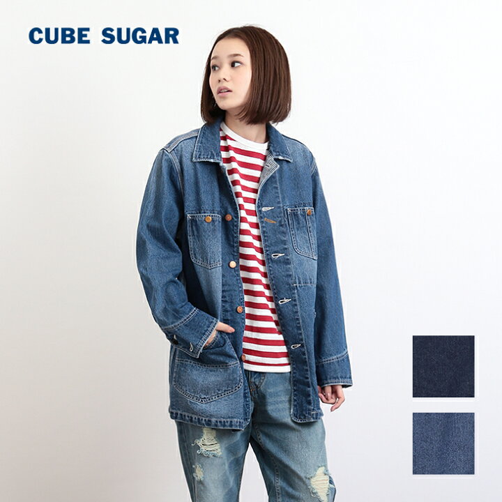 楽天市場】CUBE SUGAR 10.5ozデニム カバーオール(2色)【レディース 