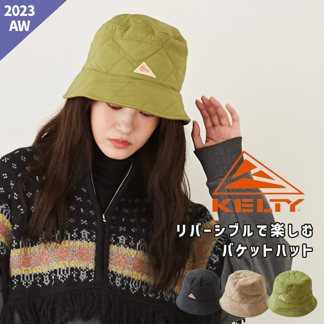 帽子 バケットハット ブラック ツイード 韓国 カジュアル - 帽子