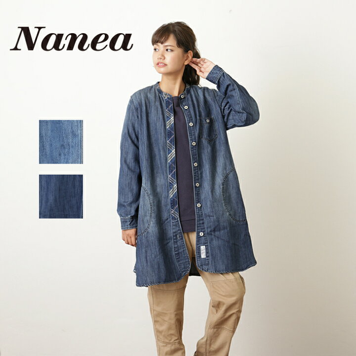 楽天市場】Nanea(ナネア) 7.5ozエアレットデニム ワークシャツ 