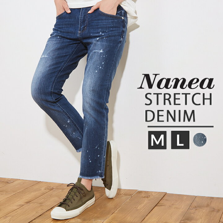 Nanea ナネア ストレッチカットオフデニム 1色 M L レディース いろいろサイズ and CUBE SUGAR