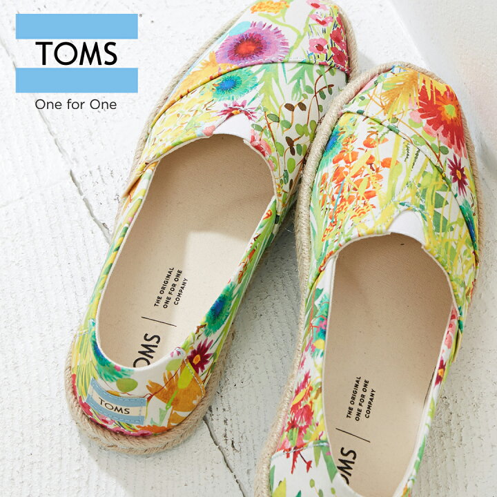 楽天市場 セール除外商品 スリッポン Toms トムス Alpargate On Rope 1色 レディース シューズ 靴 婦人靴 花柄 総柄 フラワープリント 23 5cm 24cm 24 5cm And Cube Sugarアメカジレディース 楽天市場 セール除外商品 スリッポン Toms トムス Alpargate On Rope 1色 レディース シューズ 靴 婦人靴 花柄 総柄 フラワープリント 23 5cm 24cm 24 5cm And Cube Sugarアメカジレディース