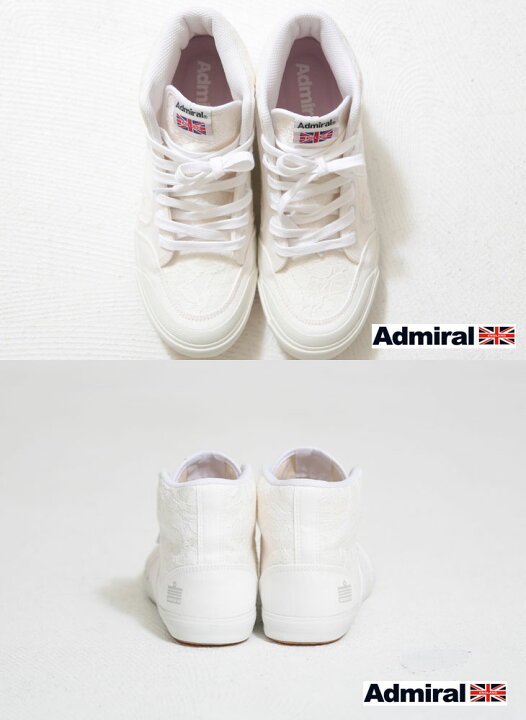 楽天市場 Admiral アドミラル ハイカットレーススニーカー Inform Hif Sjad1523 24 0cm 25 0cm And Cube Sugar