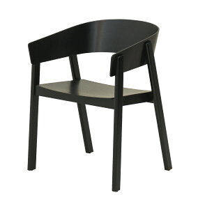 弘益 木製チェア KK-C01 アーム付 ラウンジチェア ミーティングチェア