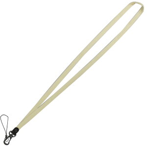 ネックストラップ 合皮 レザー調 10mm幅 L