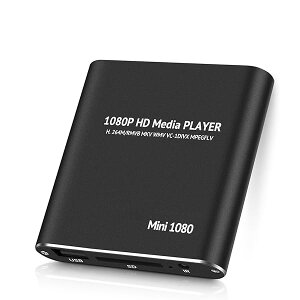 �y���������z���f�B�A�v���[���[ �ő�𑜓x 1920*1080P SD�J�[�h�EUSB�������Ή� ����E���y�E