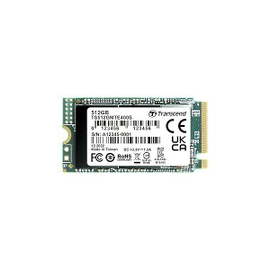 �y���������z�g�����Z���h 512GB PCIe SSD M.2(2242) NVMe PCIe Gen3×4 M Key TS512GMTE400S