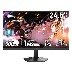 �y���������z�Q�[�~���O���j�^�[24.5�C���`/300Hz/240Hz/�t��HD/����� Fast IPS�p�l��/OD 1ms/Adaptive S