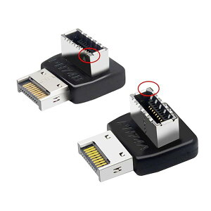 �y���������zUSB 3.1 Type-E �t�����g�p�l���\�P�b�g �}�U�[�{�[�h�w�b�_�[ 90�x�p�x�A�_�v�^�[
