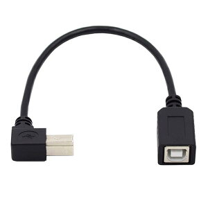 �y���������zType B �I�X-���X USB 2.0 �����P�[�u�� 90�x ���p �v�����^�[�X�L���i�[�f�B�X�N�p