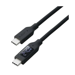 �y���������zUSB Type C �P�[�u�� 1m 240W PD�Ή� �t���f�B�X�v���C �d�͕\�� ���ϋv �V���R���f��