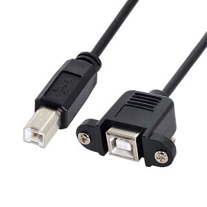 �y���������zUSB Type-B �I�X-���X�����P�[�u�� 50cm �X�g���[�g�^�C�v �l�W�t�� �p�l���}�E���g