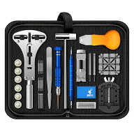 【送料無料】腕時計 工具 セット、時計 修理 キット、時計 電池交換 工具、ピン抜き、時計