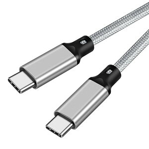 �y���������zUSB-C & USB-C �P�[�u�� 1m �y100W PD�Ή�/USB 3.2 Gen 2x2-20Gbps�f�[�^�]���zPD3.0/QC3.0������