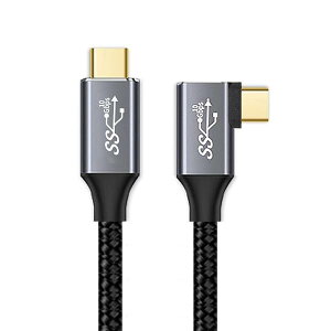 �y���������z10Gbps USB-C USB3.1�^�C�vCGen2�I�X�f�[�^�r�f�I100W�P�[�u��90�x���E�p�xE�}�[�J�[50cm