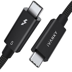 �y���������zThunderbolt 5 �P�[�u�� 240W�}���[�d 8K/60Hz�f���o�� �ő�120Gbps �����f�[�^�]�� Thunde