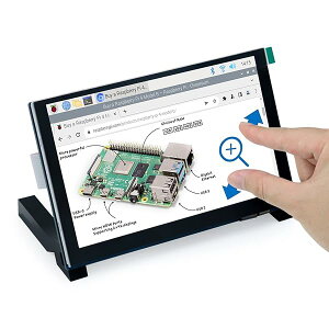 �y���������z5�C���`�^�b�`�X�N���[�����j�^�[ for Raspberry Pi 5 4B 3B+ A+�A800x480�s�N�Z��IPS�f�B