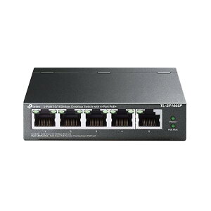 �y���������z�X�C�b�`���O�n�u 5�|�[�g 10/100Mbps PoE+�Ή��|�[�gx4 �e�|�[�g30W(���v67W�܂�)�܂�