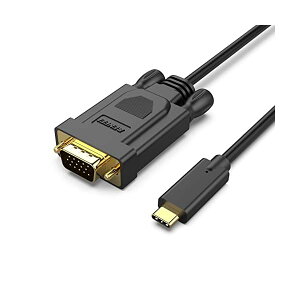 �y���������z1.8m USB C - VGA �P�[�u���AUSB Type-C - VGA �P�[�u�� [Thunderbolt 3/4 �݊�] iPhone 15 Pro/Max�A