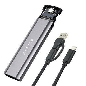 �y���������zM.2 SSD �O�t���P�[�X NVMe/SATA ���Ή� USB3.1 GEN2 10Gbps RTL9210B�����\�`�b�v �A���~��