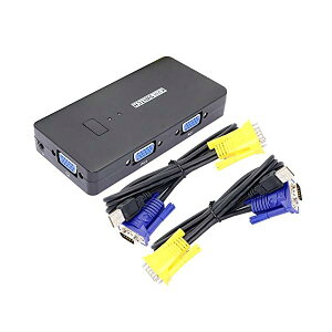 �y���������zkvm switch VGA KVM �X�C�b�`VGA�ؑ֊� pc�ؑ֊� 2�� usb �؂�ւ��X�C�b�` 2�|�[�g �f�X